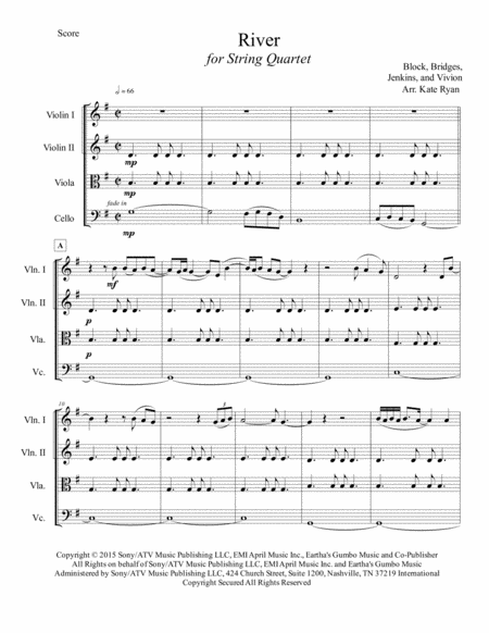 River String Quartet Page 2