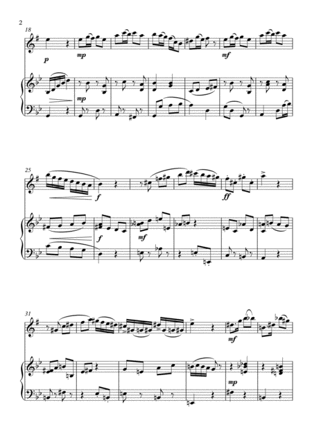 Rock Alto Sax And Piano Page 2