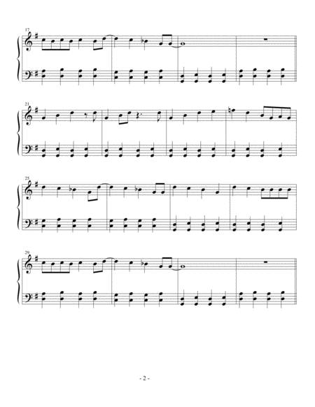 Rock Around The Clock Easy Piano Page 2