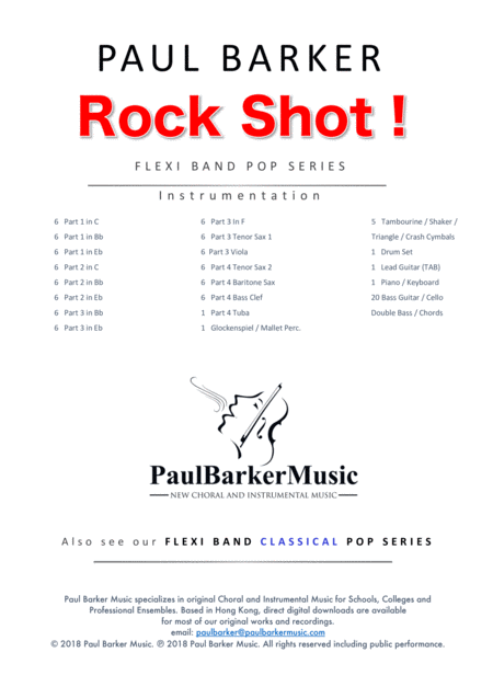 Rock Shot Flexi Band Score Parts Page 2