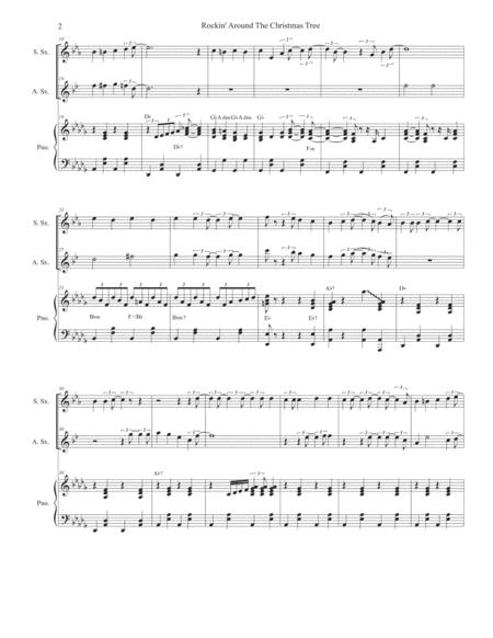 Rockin Around The Christmas Tree Duet For Soprano And Alto Saxophone Page 2