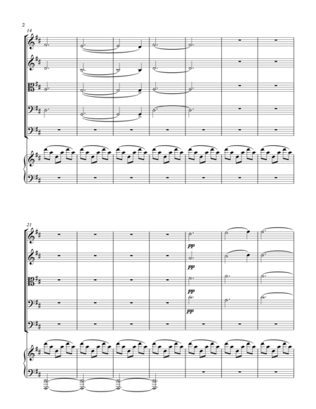 Rollercoaster For Strings And Piano Page 2