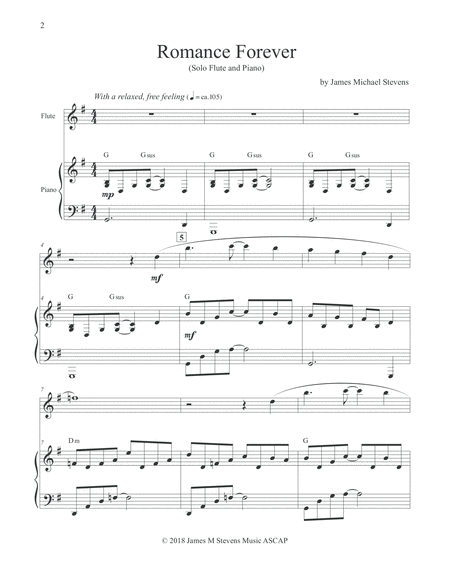 Romance Forever Flute Piano And Light Orchestration Page 2