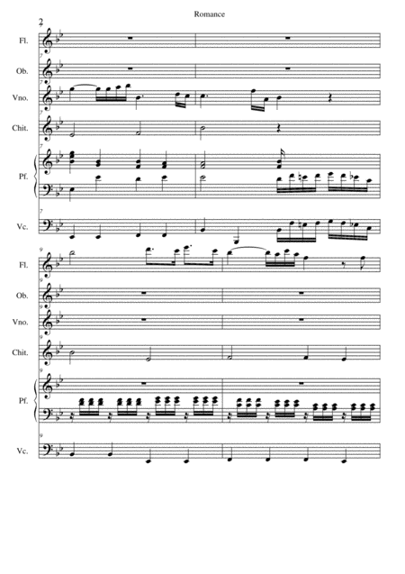 Romance N 2 Orchestra Page 2