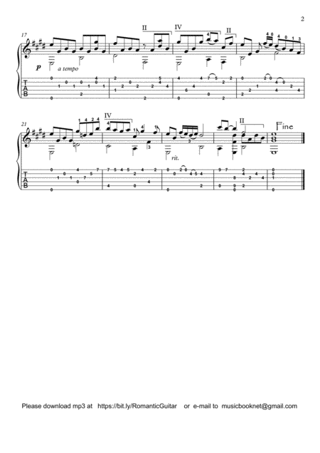 Romantic Guitar Page 2