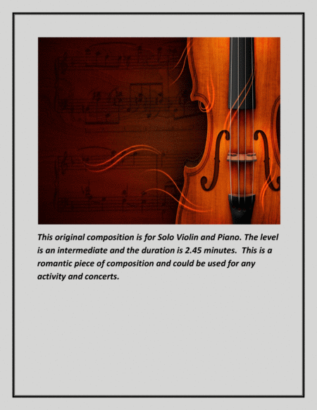 Romantic Night Solo Violin And Piano Page 2