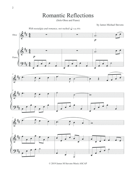 Romantic Reflections Oboe Solo Page 2