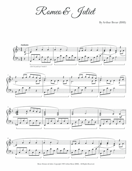 Romeo Juliet Piano Solo Page 2