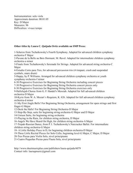 Rondiola For Solo Viola Beginning Level Page 2