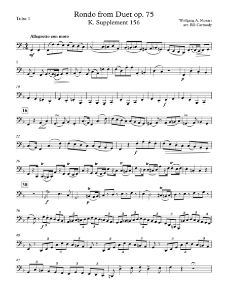 Rondo From Mozart Duet Op 75 Page 2
