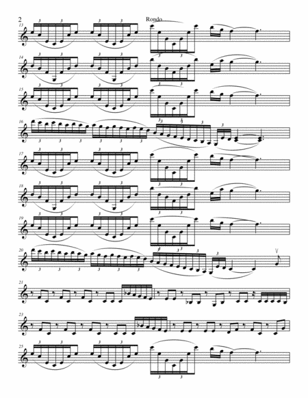 Rondo Violin 1 Part Page 2