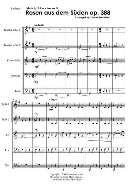 Rosen Aus Dem Sden Op 388 Waltz Page 2