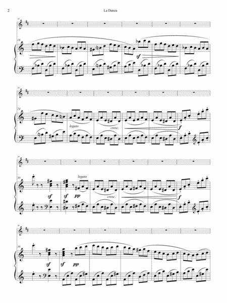 Rossini La Danza For Clarinet And Piano Page 2