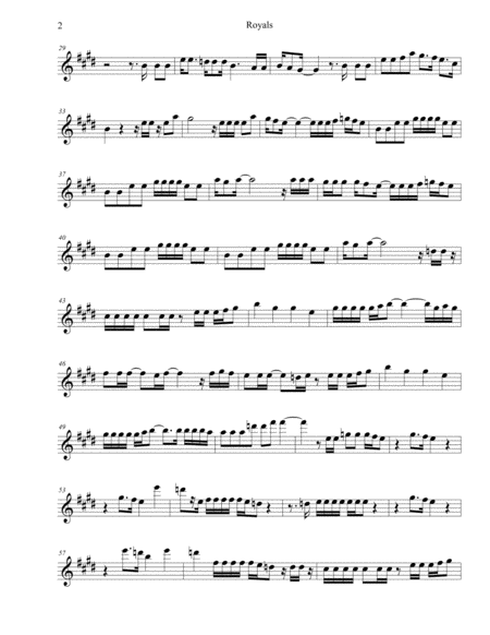 Royals Trumpet Page 2