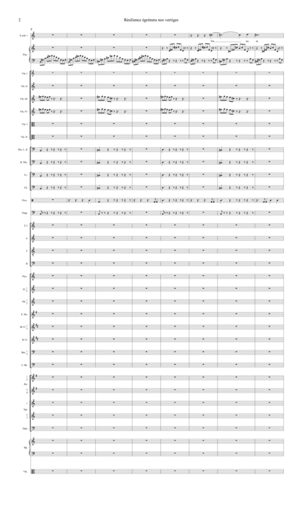 Rsilience Grnera Nos Vertiges Solo Soprano Piano Choir And Orchestra Page 2