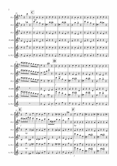 Rubba Ducky For Flute Quartet Page 2