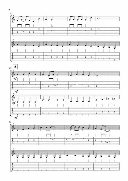 Rudolph The Red Nosed Reindeer Guitar Duet Page 2