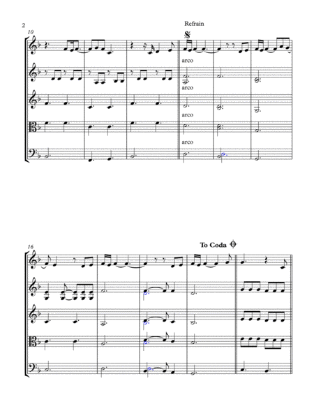 Runaway The Corrs String Quartet Score And Parts Page 2