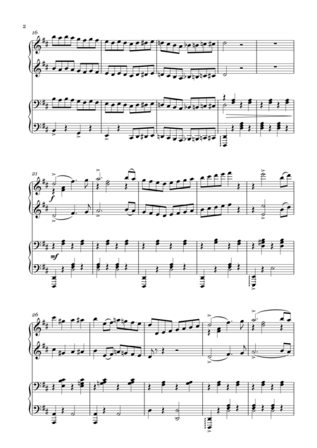 Ruslan And Lyudmila Overture For Piano 4 Hands Page 2