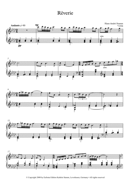 Rverie For Piano Page 2