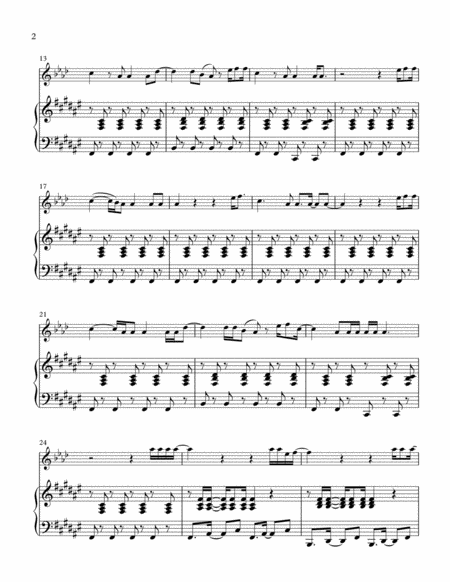 S O B For B Flat Instruments Treble Clef W Piano Accomp Clarinet Trumpet Etc Page 2