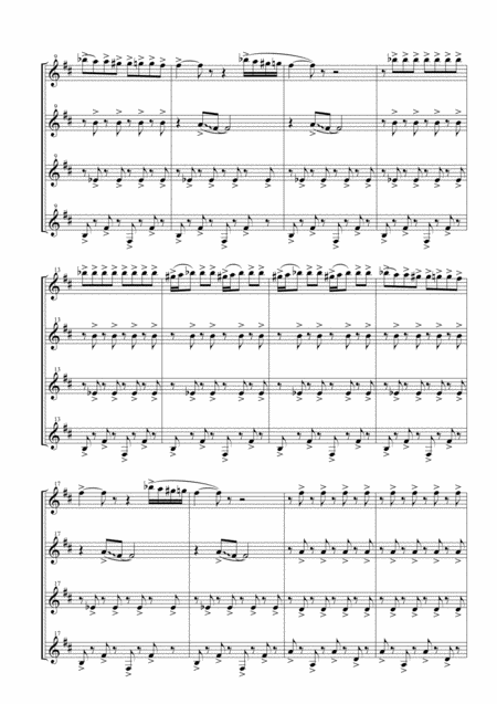 Sabre Dance For Clarinet Quartet Page 2