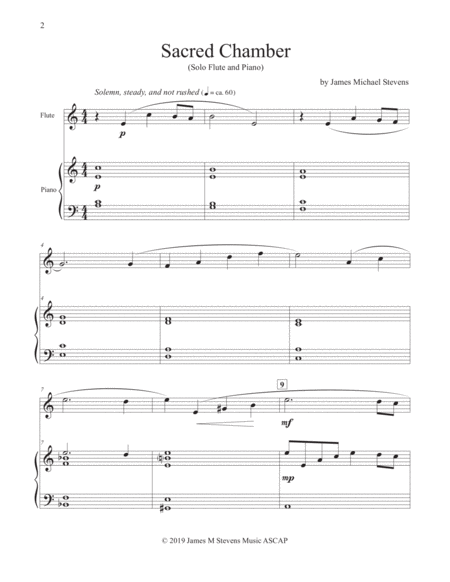 Sacred Chamber Flute Piano Page 2