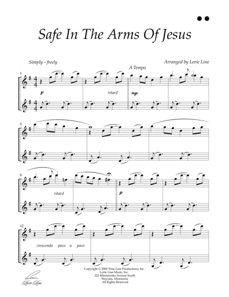 Safe In The Arms Of Jesus Page 2