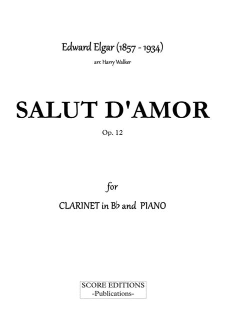 Salut D Amour For Clarinet In Bb And Piano Page 2