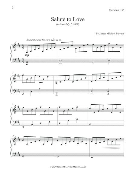 Salute To Love Romantic Piano Page 2