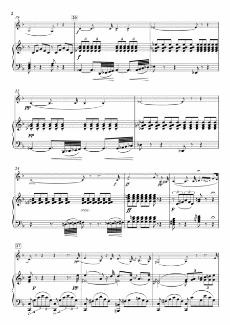 Salve Maria For Clarinet Piano Page 2