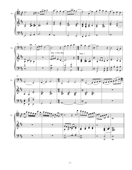 Salve Regina For Cello And Organ Page 2