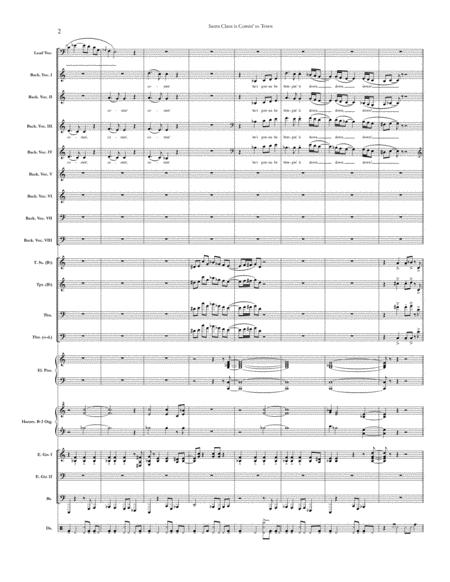 Santa Claus Is Comin To Town Chicago Full Score Set Of Parts Page 2