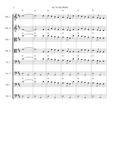 Santa Lucia For Guitar Duo Notes Only For Guitar Part 2 Page 2