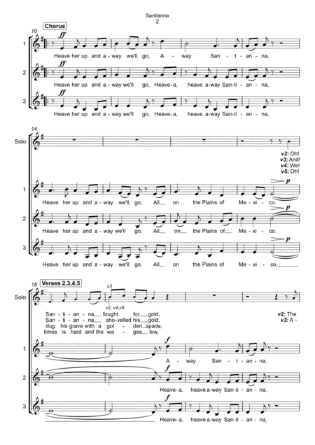 Santianna Choir In 3 Parts Page 2