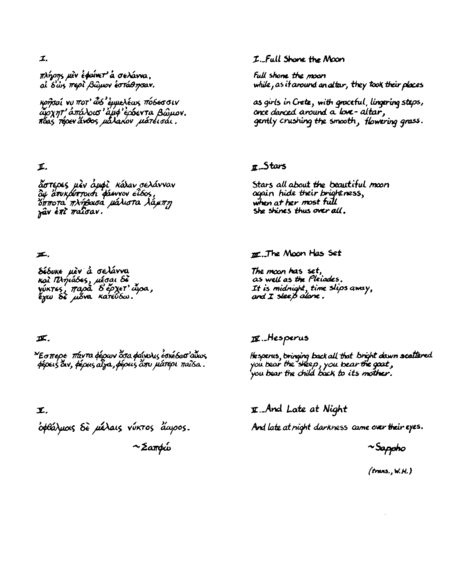 Sappho Songs Mezzo Soprano And Orchestra Page 2