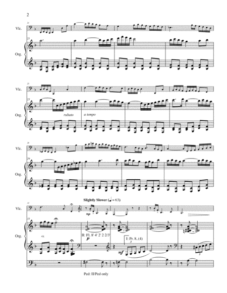 Sarabande And Variations On Abide With Me Page 2