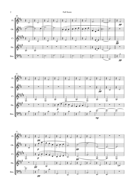 Satie Trois Gymnopdies Nos 1 2 3 Wind Quintet Page 2