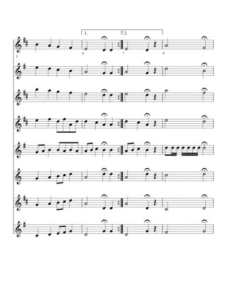 Saxophone Festival Series 16 Bach Chorales For Sax Choir Page 2