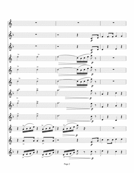 Saxophone Festival Series Marching Song From Holst Page 2