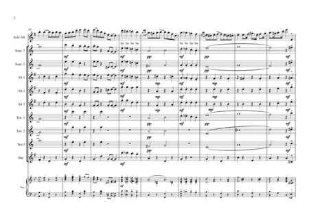 Saxophun Altosax And Saxorchestra Score Page 2