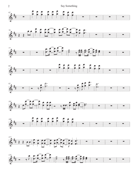 Say Something Alto Sax Page 2