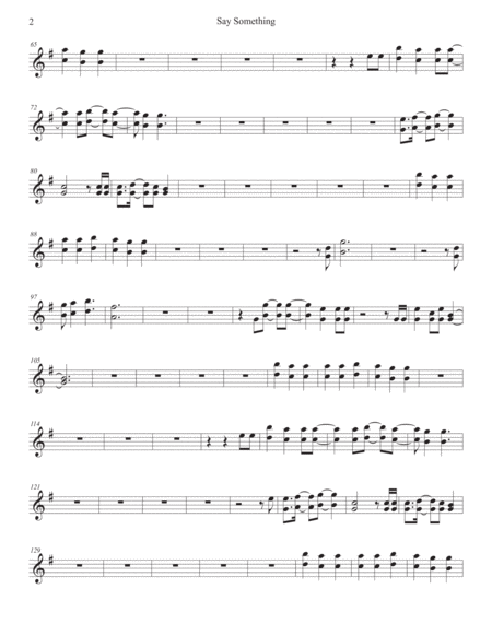 Say Something Soprano Sax Page 2