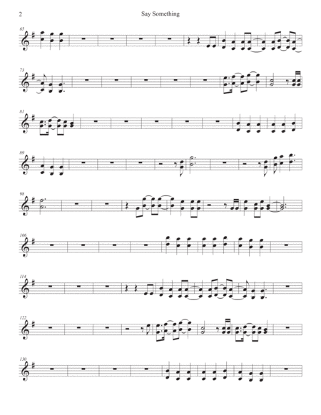 Say Something Trumpet Page 2