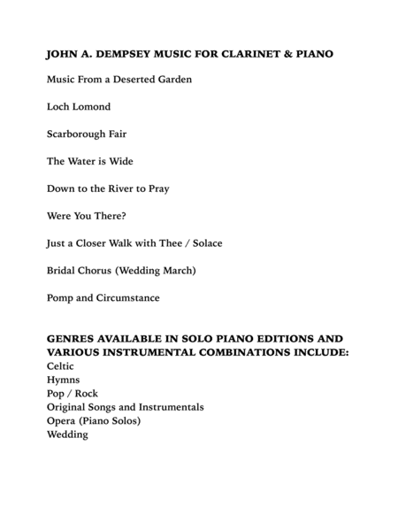 Scarborough Fair Clarinet And Piano Page 2