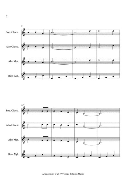 Scarborough Fair For Orff Ensemble Page 2