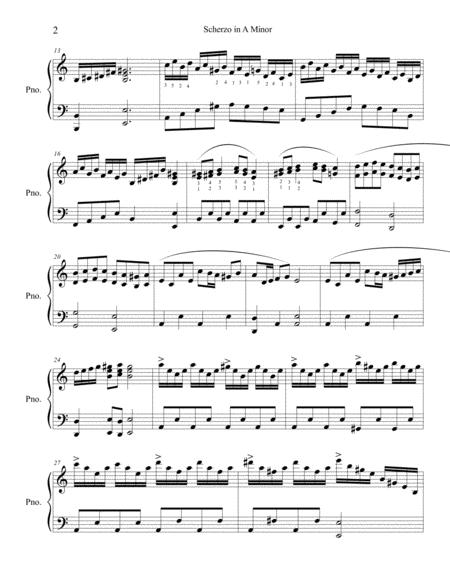 Scherzo In A Minor Page 2