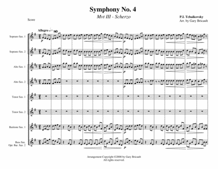 Scherzo Mvt Iii From Symphony No 4 Page 2