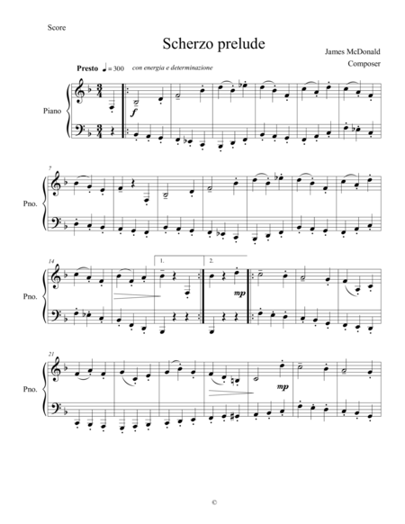 Scherzo Prelude Page 2