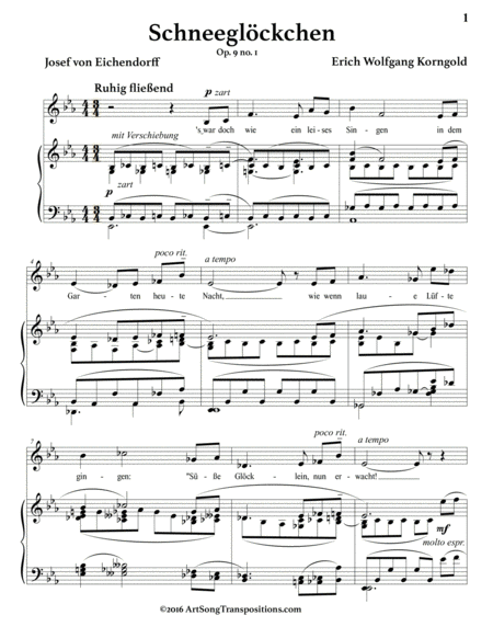 Schneeglckchen Op 9 No 1 E Flat Major Page 2